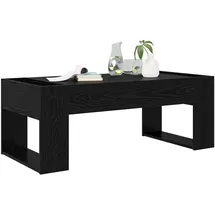 vidaXL Couchtisch Schwarz Eichen-Optik 110 x 50 x 41 cm
