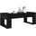 vidaXL Couchtisch Schwarz Eichen-Optik 110 x 50 x 41 cm