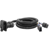 CURT 56071 7-Foot Fahrzeug Side Truck Bed 7-Pin Anhänger Kabelbaum Verlängerung Select Dodge Ram 1500, 2500, 3500, Dakota schwarz