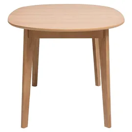 miliboo Ovaler Ausziehtisch 150-200 x 76 x 90 cm Eiche