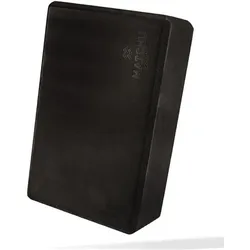 Yogablock 15x15 cm - Yoga Klotz - Rutschfest - Schwarz schwarz No Size