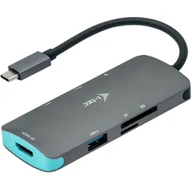 iTEC i-tec USB-C Metal Nano Dock 4K HDMI und PD 100W C31NANODOCKPD