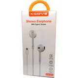 COFI USB C Kopfhörer Stereo Headset Ohrhörer Earphone In Ear weiß