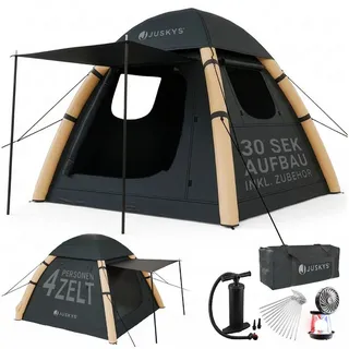 Juskys EasyFlow L Dunkelgrau/Khaki