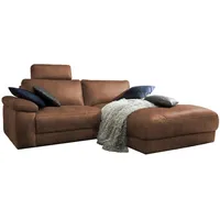KAWOLA Ecksofa Lola Leder Recamiere rechts