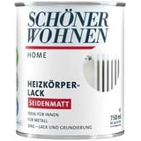 SCHÖNER WOHNEN-Farbe Home Heizkörperlack 9424.0750.0 (Weiß, 750 ml, Seidenmatt)