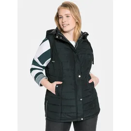 sheego Longweste in schwarz | Gr.: 50