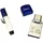 Dell Combo USB-Stick 128 GB Blau/Silber