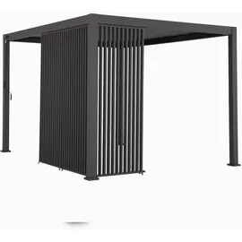 BEST Freizeitmöbel Seitenwand Vertical 113 cm anthrazit