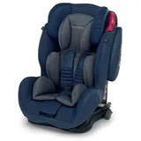 Foppapedretti Isodinamyk Autositz, IsoFix, Gruppe 1/2/3 (9–36 kg) für Kinder von 9 Monaten bis ca12 Jahren, Fahrzeugbefestigung mit Fünf-Stufen-Gurt, 66 x 50 x 76 cm, blau (Jeans)