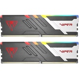Patriot Viper Venom RGB DIMM Kit 32GB, DDR5-6400, CL32-40-40-84, retail (PVVR532G640C32K)