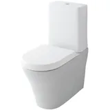 TOTO MH Stand-WC mit WC-Sitz Weiß