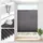 salcar Plissee 60 x 130 cm grau