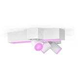 Philips Hue LED-Deckenleuchte Centris Cross 3 Spots White & Color Ambiance Weiß