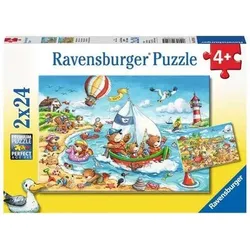 RAVENSBURGER 7829 Kinderpuzzle Urlaub am Meer