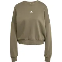 Adidas Essentials Small Logo Feelcozy Sweatshirt Olive Strata /