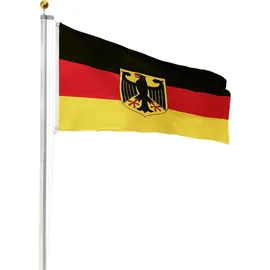 Normani Fahne Flagge 300 cm × 500 cm | Schwarz/Rot/Gelb