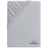 Sansibar Topperbezug SANSIBAR Jersey (BL 180x200 cm) - grau