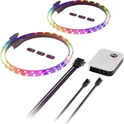 Hyte Ls30 RGB Light Strips Blk 2pk + Np (Blau, Grün, Rot), Modding Beleuchtung