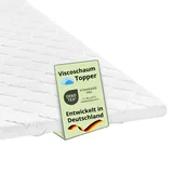 Bodyprotect Matratzentopper 180x200cm, Visco Matratzen/Mattress Topper, Memory Foam Matratzenauflage 180x200 cm, 6cm hoch, Made in EU, Waschbar, Oeko-Tex