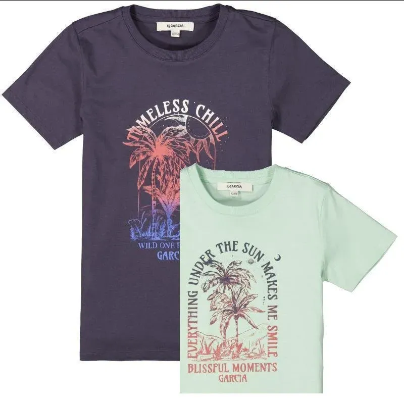 Garcia T-Shirt Mädchen 128/134 minty green - Größe:128/134$Farbe:minty green