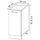 Vicco Unterschrank Apothekerschrank R-Line 30 x 46 x 81,5 cm Schwarz Hochglanz