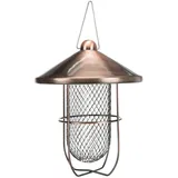 Trixie 55653 Futterspender mit Schutzgitter, Metall, 500 ml/ø 19 cm, Kupfer