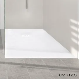 Evineo ineo Rechteck-Duschwanne, BE0518WS,