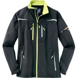 Terrax Workwear Herren Arbeitsjacke Softshelljacke - Zweifarbige Berufsjacke mit vielen Taschen in Schwarz-Limette Größe 3XL - 3XL