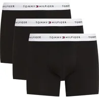 Tommy Hilfiger Underwear Boxershorts 3P BOXER BRIEF WB (Packung, 3-St., 3er-Pack) mit kontrastfarbenem Logobund schwarz S (48)
