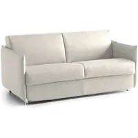 2-sitzer Schlafsofa Pandora, Schlafsofa Fürs Wohnzimmer, Gepolstert, Abnehmbar, 100 % Made In Italy-qualität, 180x95 H90 Cm, Beige - Dmora