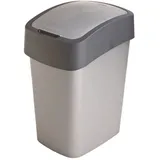 Curver Flip Bin 10 l silber/graphit