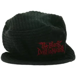The Black Dahlia Murder Unisex Schirm-Mütze mit Logo-Schriftzug Schirm-Beanie Strick-Mütze KC107206BDM Schwarz - One-Size
