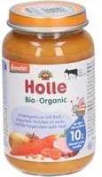 Holle Légumes-lentilles et veau Purée 220 g