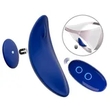 Sweet Smile Panty-Vibrator „Extra Slim“ mit Fernbedienung, blau