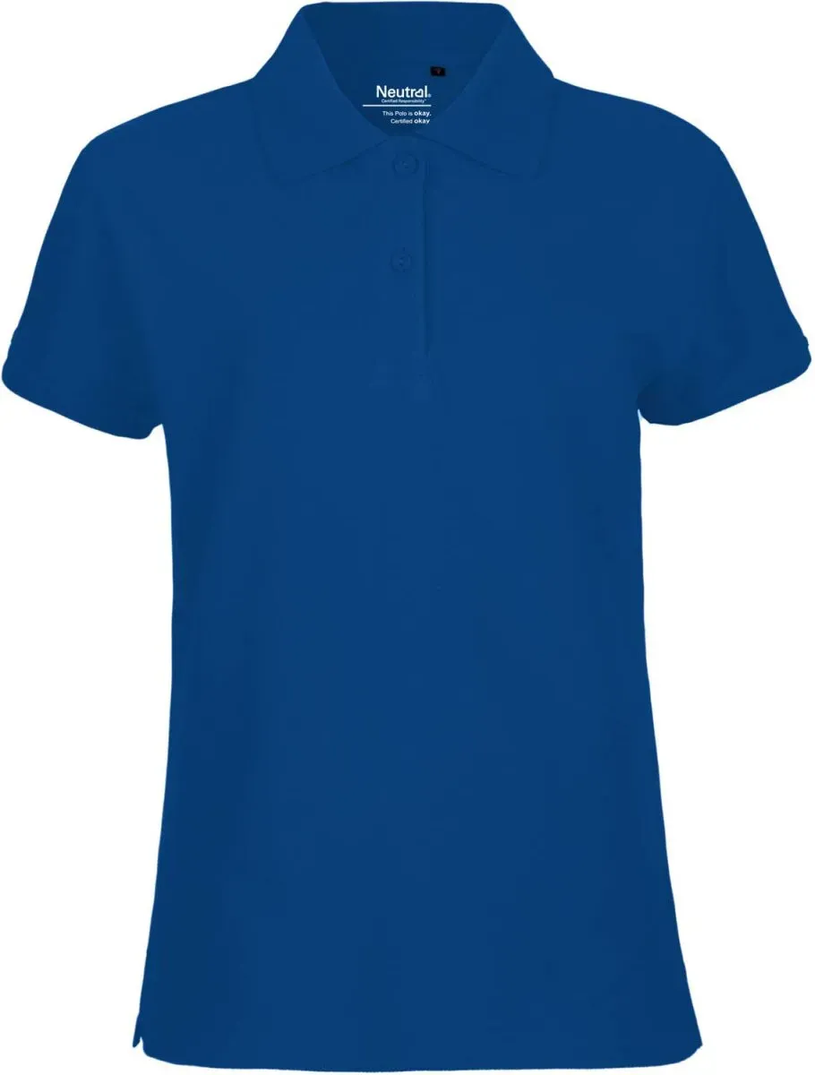 Neutral Damen Bio Piqué Polo O22980 royal S