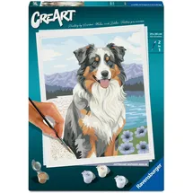 Ravensburger CreArt Malen nach Zahlen 1 St. Australian Shepherd Merlin