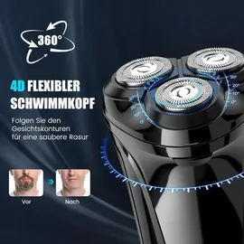 Brightup Rasierer 4D Schwarz
