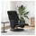 vidaXL Massage Relaxsessel Samt 91 x 105,5 x 71 cm Schwarz mit verstellbarer Fußstütze