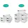 Logiplast Aufbewahrungsbox 7 ltr. 10-tlg. transparent