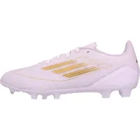 adidas F50 League FG/MG Cloud White / Gold Metallic / Cloud White 41 1/3