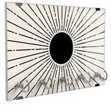 DEQORI Schlüsselbrett 'Der Wüstenzauber', (1 St), Schlüsselhalter Schlüssel Haken Schlüsselboard modern Schlüsselleiste beige|braun