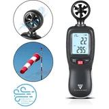 STAHLWERK Anemometer Kompakter Luftgeschwindigkeitsmesser 30 m/s,