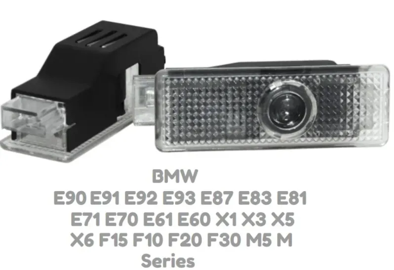 LED-Türprojektoren mit Logo, 2 Stück, für BMW 1er, 3er, 5er, X5, X6
