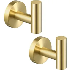 luxuskollektion Garderobenhaken Edelstahl Gebürstetes Gold