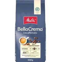 Melitta Kaffee BellaCrema Decaffeinato, entkoffeiniert, ganze Bohnen, 1kg