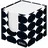 Herlitz Zettelkasten 700 Blatt 9x9x9 cm Just Black