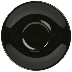 Espresso Untertasse schwarz - 12cm (6 Stk.)