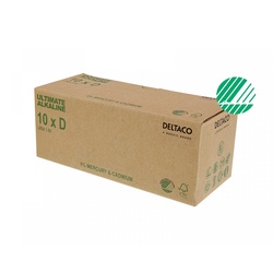 Deltaco Ultimate Alkaline D Batterie, 10 Stück(Bulk)