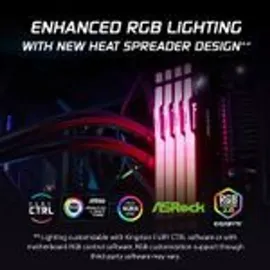 Kingston FURY Beast DDR5 6000MT/s RGB 32GB Kit (2x16GB) CL30 Schwarz KF560C30BBEAK2-32
